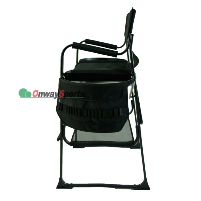 ow-n65ml29t barra de serviço pesado altura cadeira de diretor de alumínio dobrável com mesa lateral 