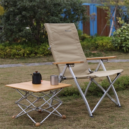 cadeira de acampamento reclinável